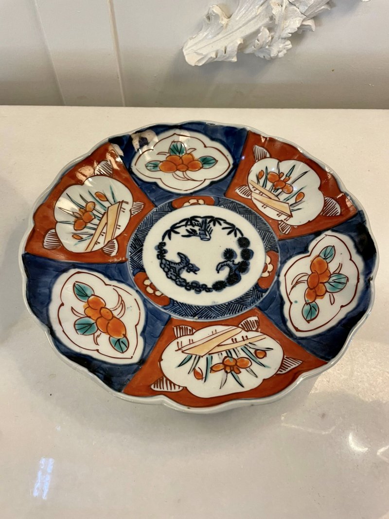 Pair of Antique Japanese Quality Imari Plates - Image 6